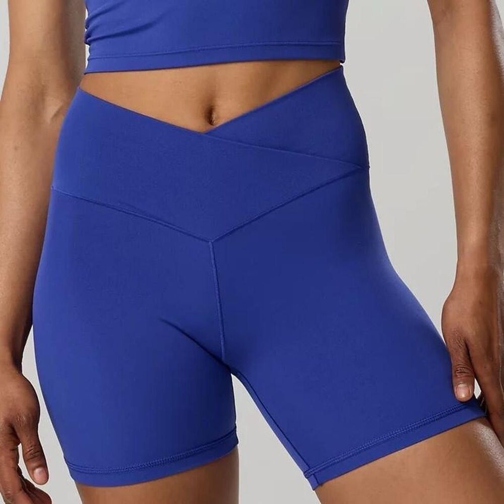 Offline by Aerie Crossover Hi Rise Biker Shorts 5” Inseam Size Large